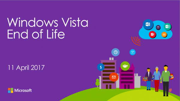 завершение поддержки Windows Vista