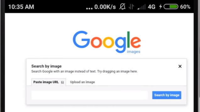 Поиск картинок в Google со смартфона